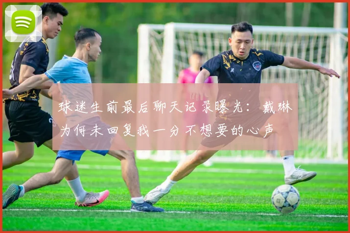 球迷生前最后聊天记录曝光：戴琳为何未回复我一分不想要的心声