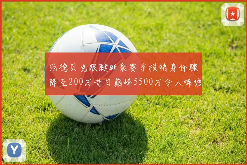 范德贝克跟腱断裂赛季报销身价骤降至200万昔日巅峰5500万令人唏嘘