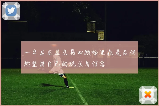 一年后东眉交易回顾哈里森是否仍然坚持自己的观点与信念